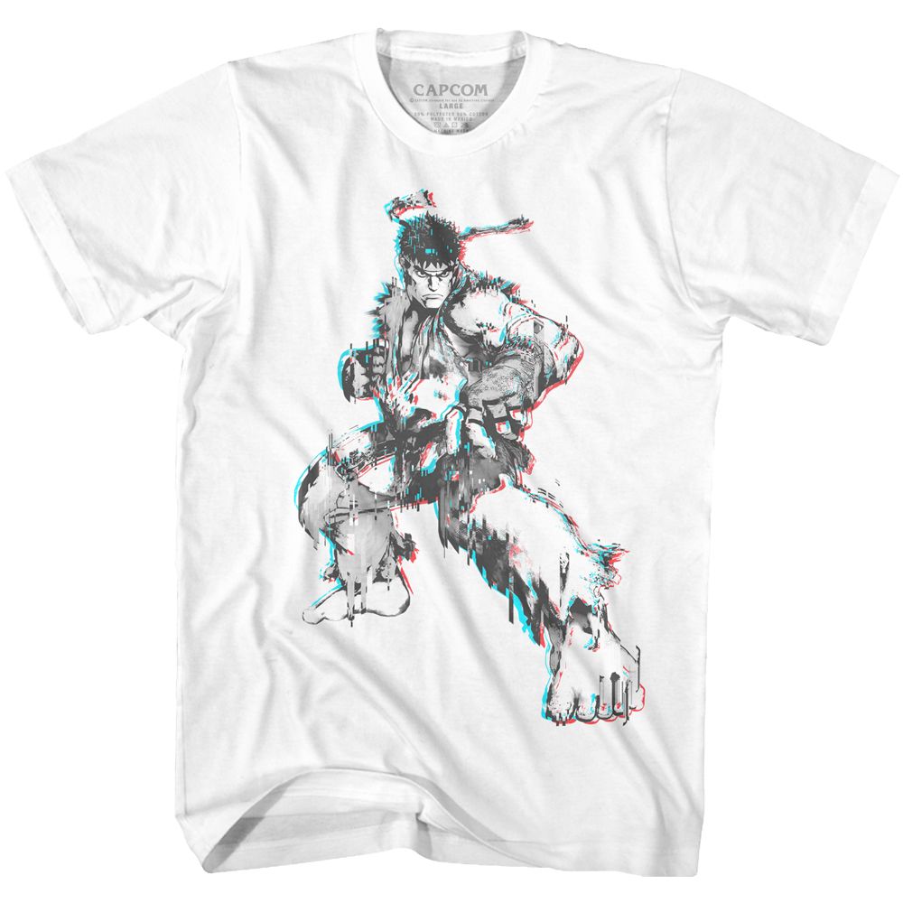 Street Fighter - Glitch Fighter - Short Sleeve - Adult - T-Shirt