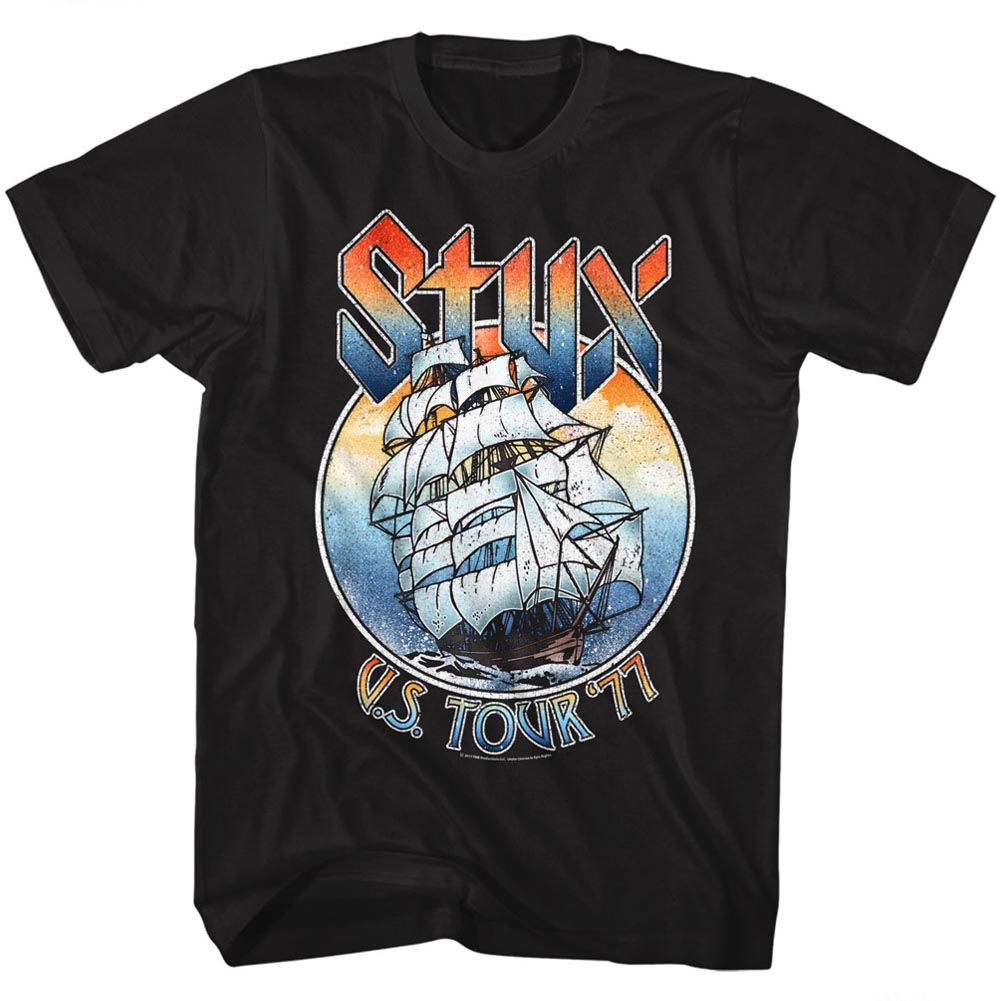 Styx - 77 Tour - Short Sleeve - Adult - T-Shirt