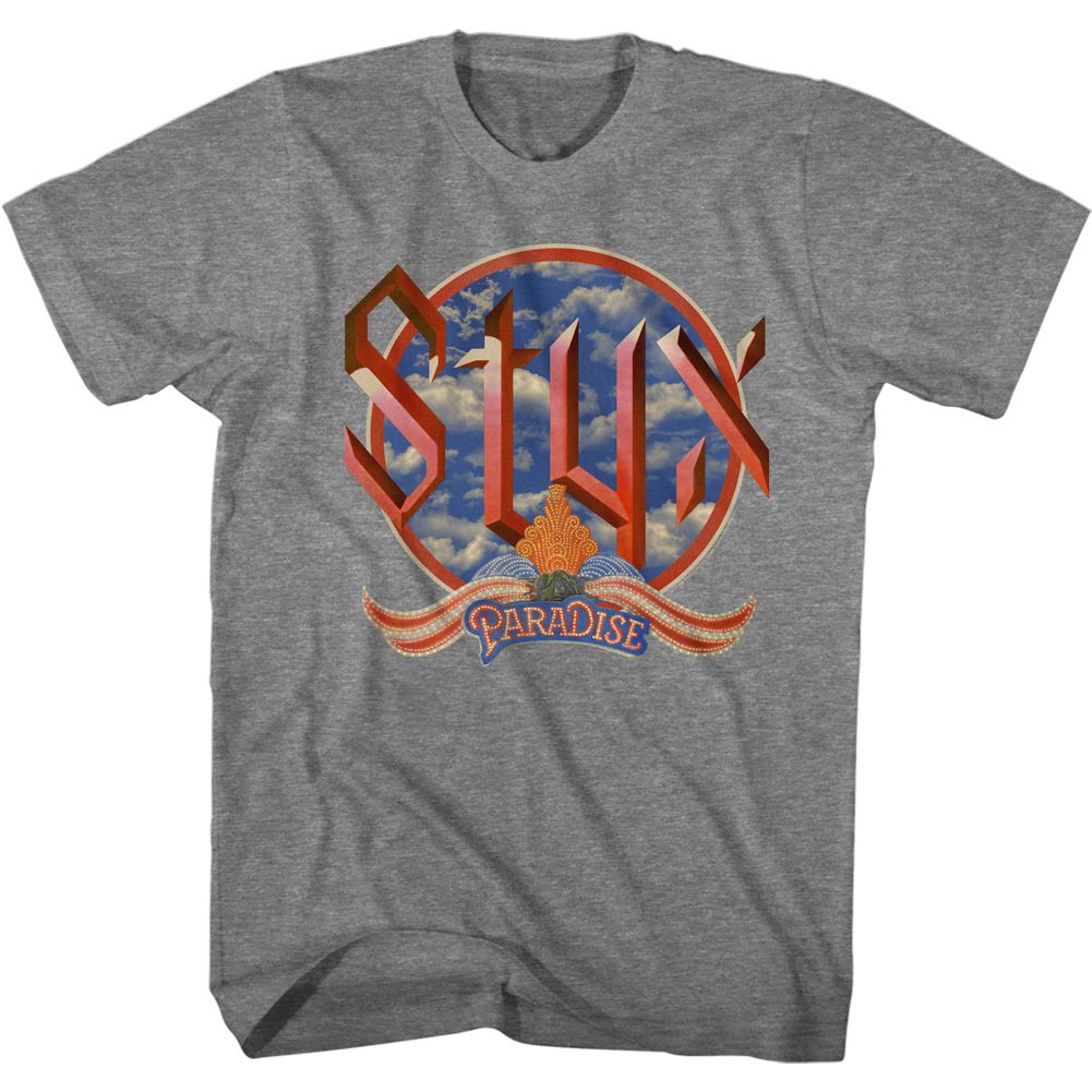Styx - Paradise Clouds - Short Sleeve - Heather - Adult - T-Shirt