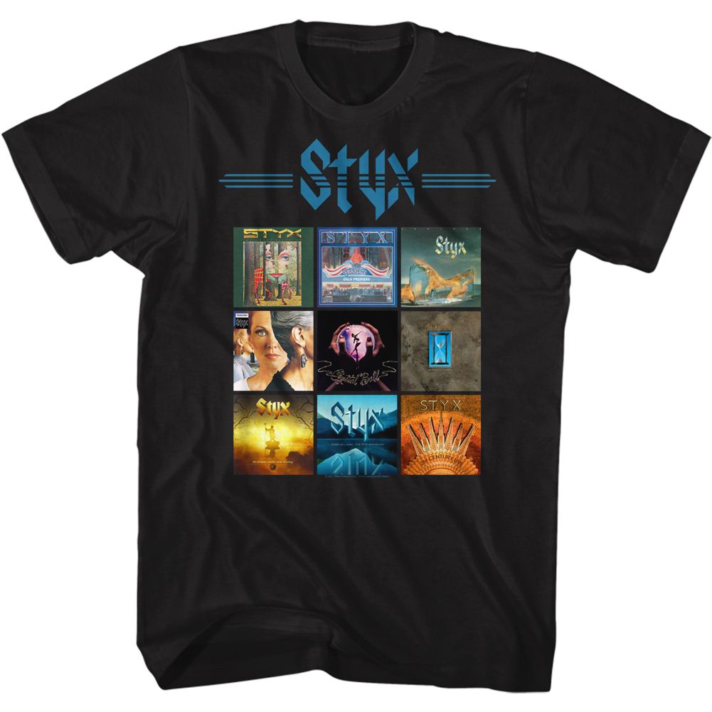 Styx - Many Albums - Short Sleeve - Adult - T-Shirt
