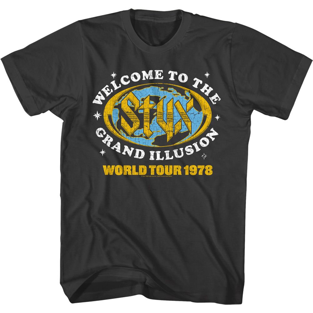 Styx - Grand Illusion Tour - Short Sleeve - Adult - T-Shirt