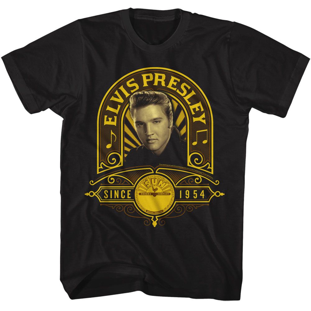 Elvis Presley - Sun Records - Since 54 - Licensed - Adult Short Sleeve T-Shirt