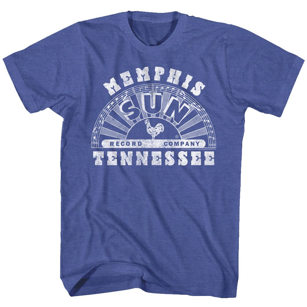 Sun Records - Memphis - Short Sleeve - Heather - Adult - T-Shirt