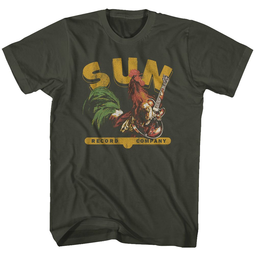 Sun Records - Rooster With Guitar - Short Sleeve - Adult - T-Shirt