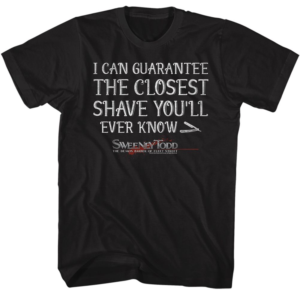 Sweeney Todd - Closest Shave - Short Sleeve - Adult - T-Shirt