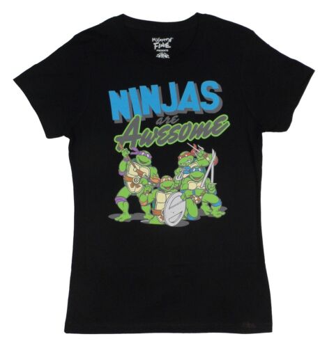 Teenage Mutant Ninja Turtles Ninjas Are Awesome TMNT Junior T-Shirt