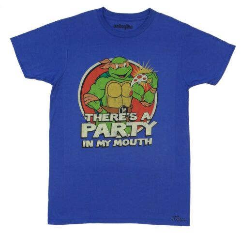 Teenage Mutant Ninja Turtles There Is A Party Pizza Adult T-Shirt