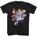 Talladega Nights - Aint First - Black Front Print Short Sleeve Adult T-Shirt