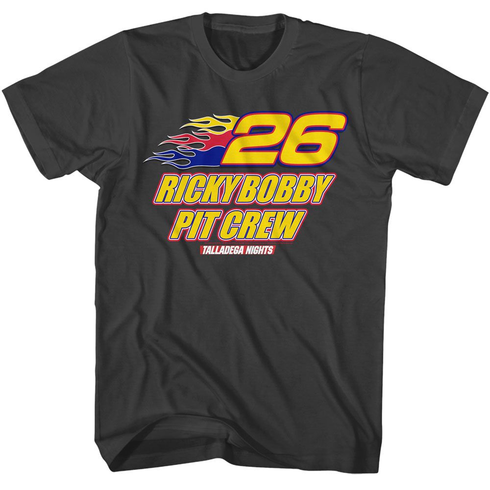 Talladega Nights - Ricky Bobby Pit Crew - Licensed Adult Short Sleeve T-Shirt