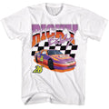 Talladega Nights - Ricky Racer - White Front Print Short Sleeve Adult T-Shirt