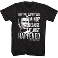 Talladega Nights - Because It Just Happened - Black Short Sleeve Adult T-Shirt