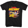 Talladega Nights - Ricky Bobby Swirl - Black Short Sleeve Adult T-Shirt
