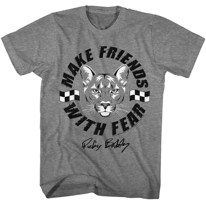 Talladega Nights - Make Friends - Licensed Adult Short Sleeve T-Shirt