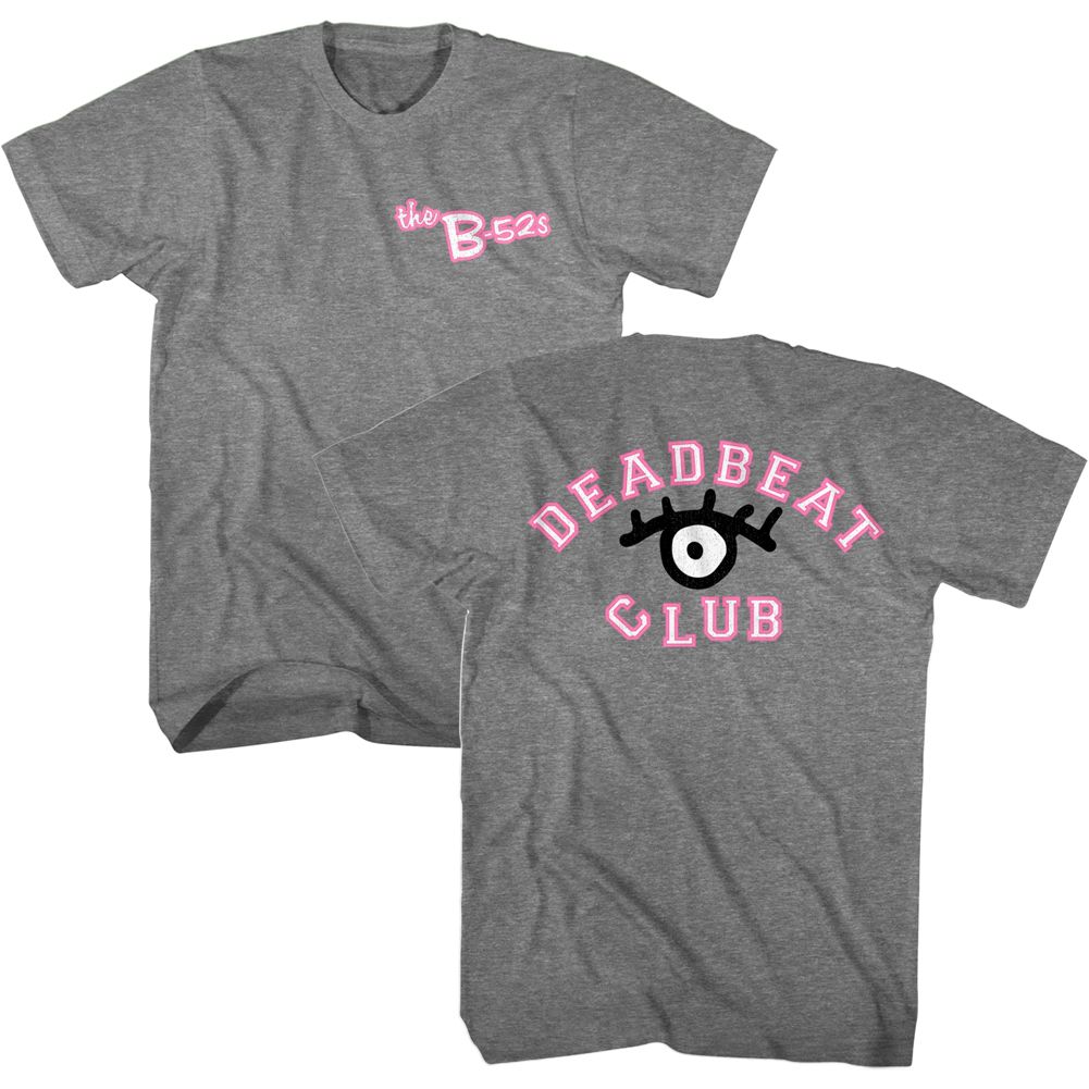 The B52S - Deadbeat Club - Short Sleeve - Heather - Adult - T-Shirt