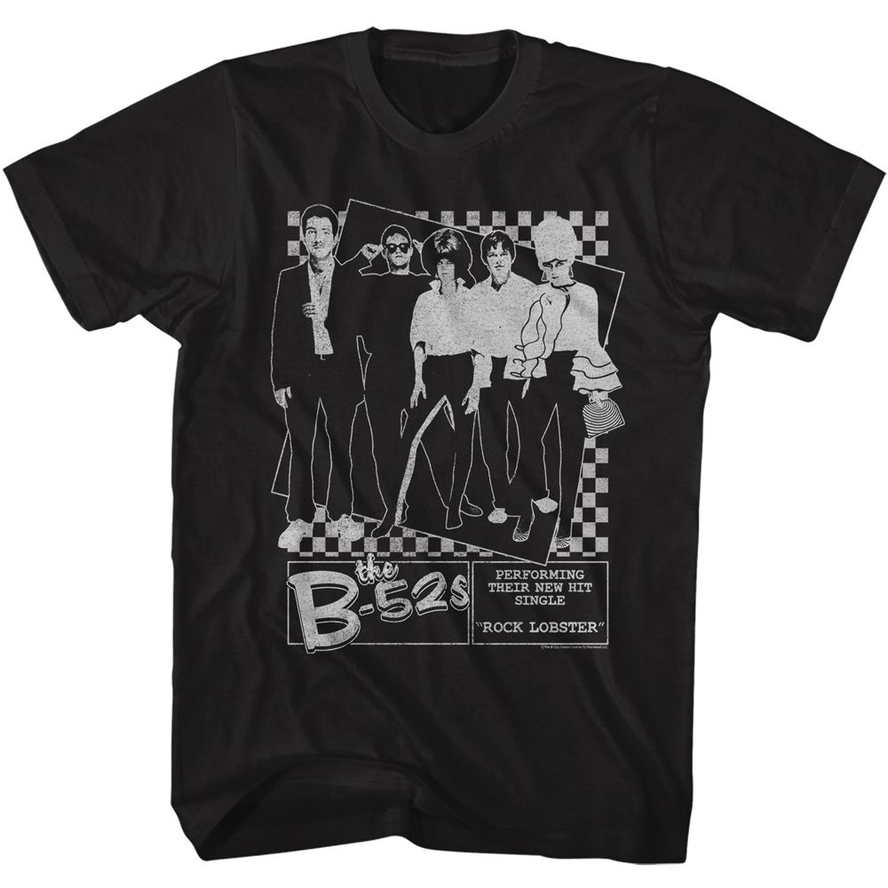 The B52S - Rock Lobster Poster - Short Sleeve - Adult - T-Shirt