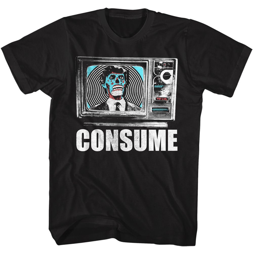 They Live - Consume - Short Sleeve - Adult - T-Shirt