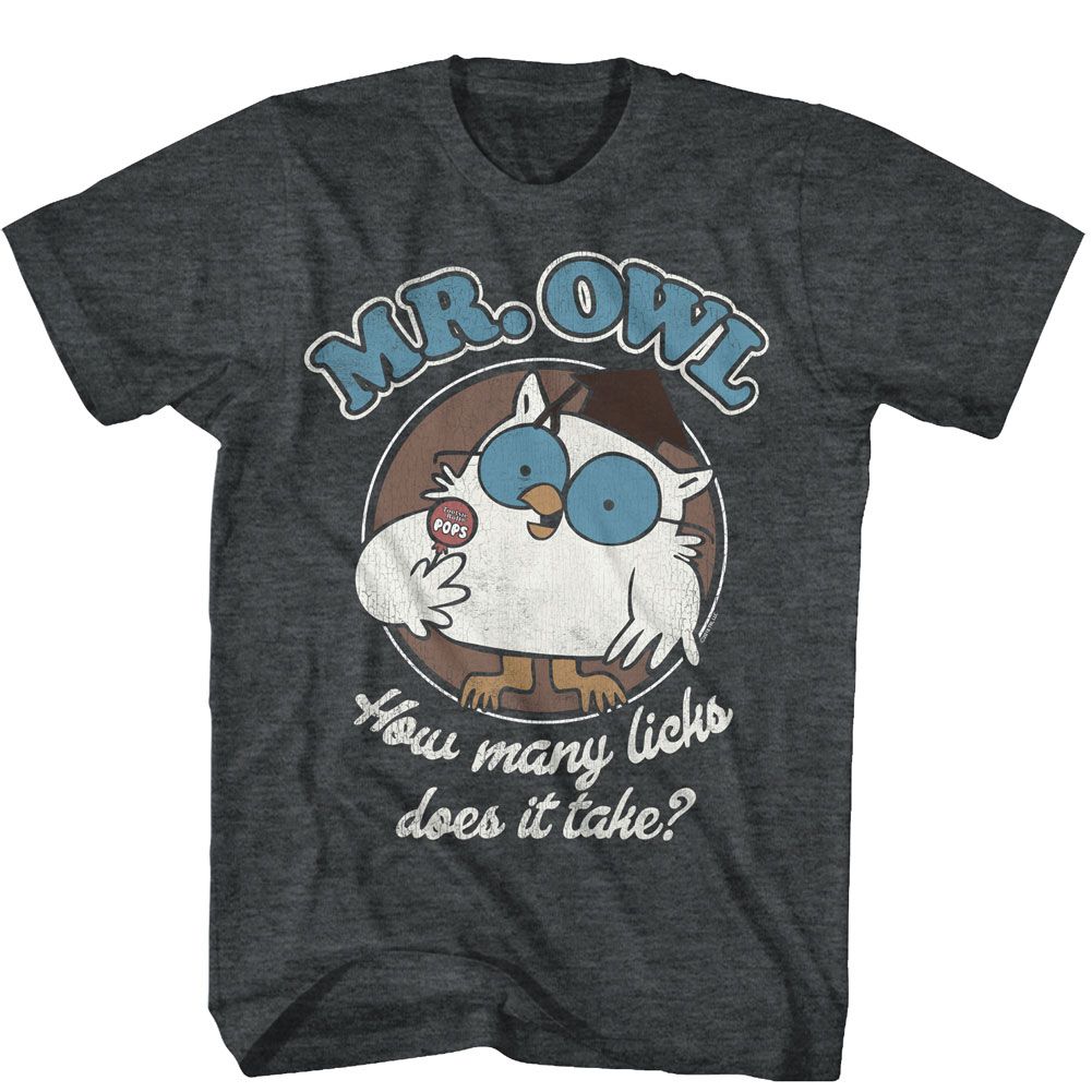 Tootsie Roll - Mr. Owl - Short Sleeve - Heather - Adult - T-Shirt