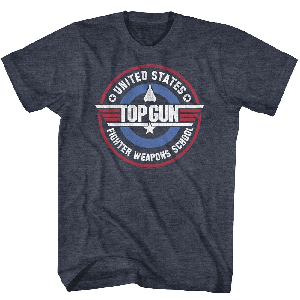 Top Gun - Weapons School - Short Sleeve - Heather - Adult - T-Shirt
