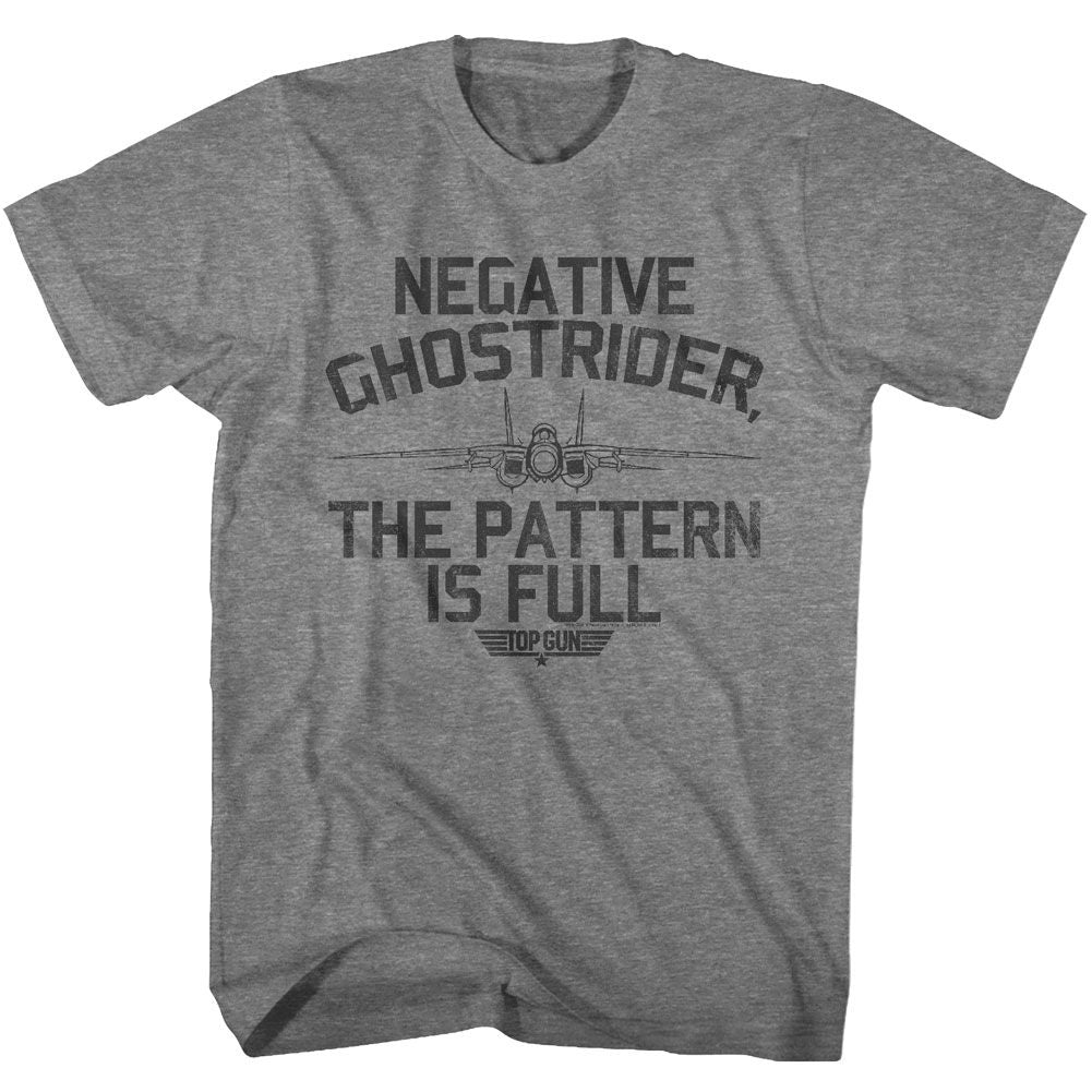 Top Gun - Negative Ghostrider - Short Sleeve - Heather - Adult - T-Shirt