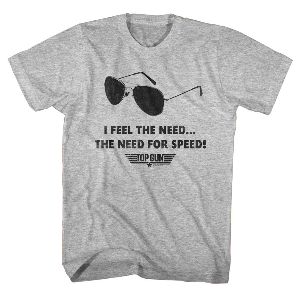 Top Gun - Speed Need - Short Sleeve - Heather - Adult - T-Shirt