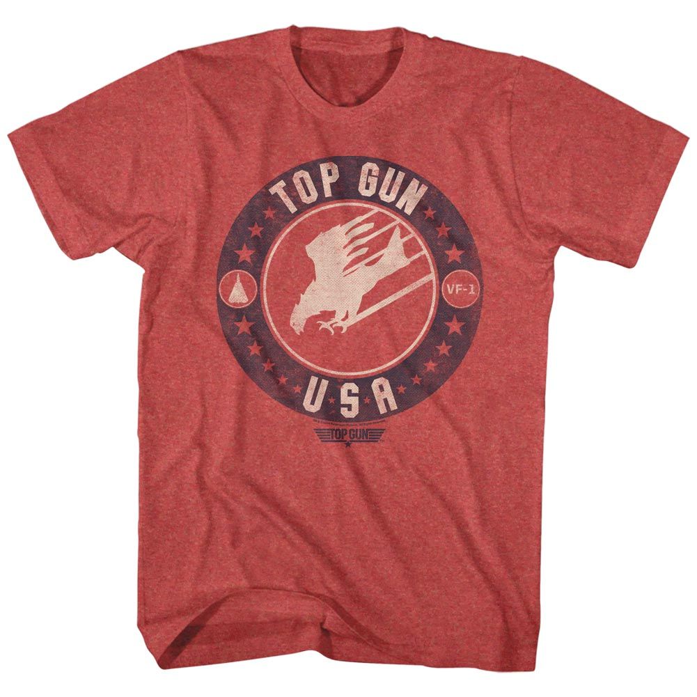 Top Gun - T Bird USA - Short Sleeve - Heather - Adult - T-Shirt