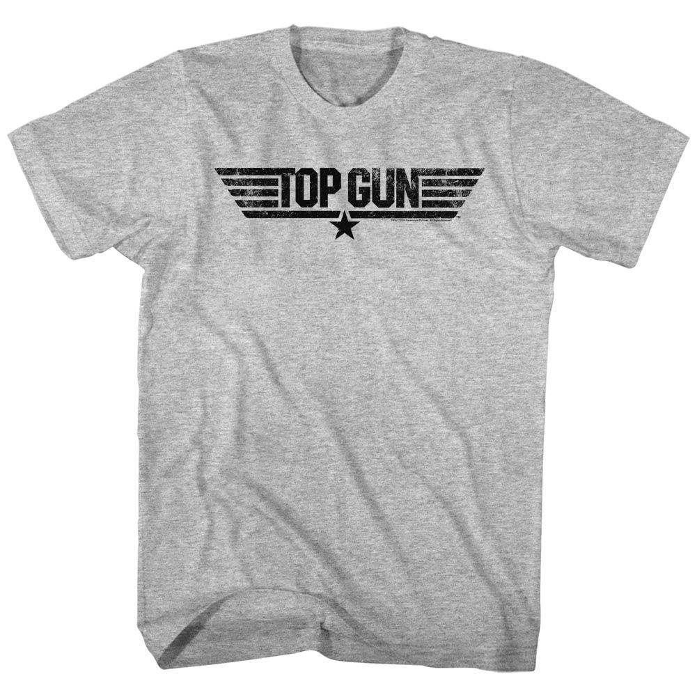 Top Gun - Logo 2 - Short Sleeve - Heather - Adult - T-Shirt