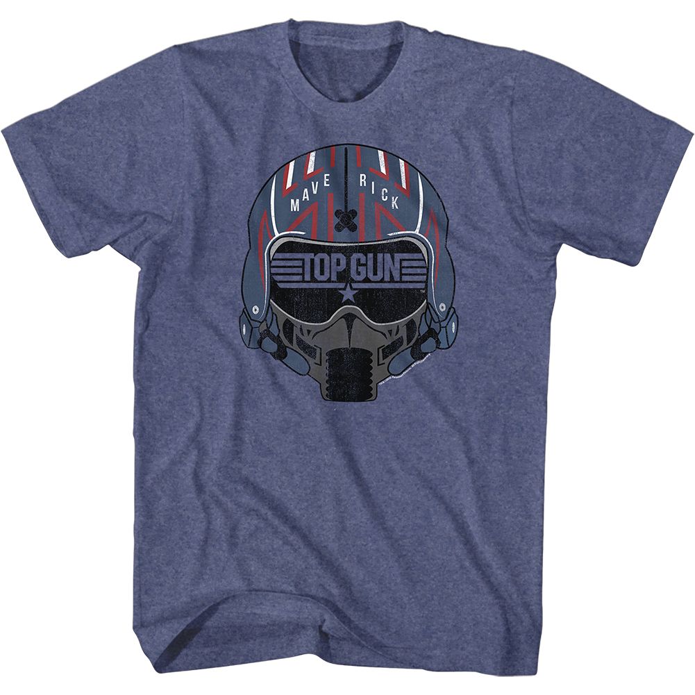 Top Gun - Maverick Helmet - Short Sleeve - Heather - Adult - T-Shirt