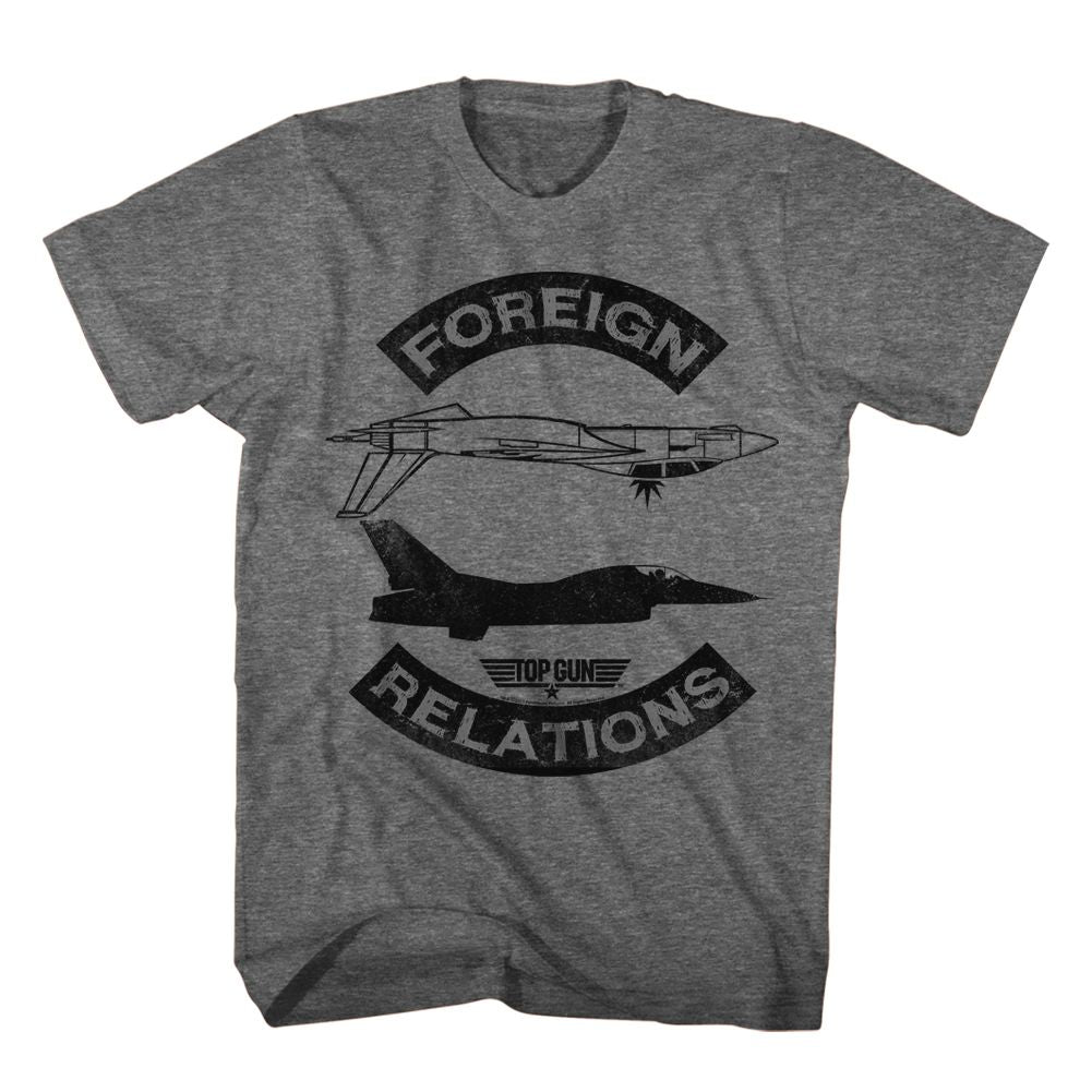 Top Gun - Foreign Relations - Short Sleeve - Heather - Adult - T-Shirt