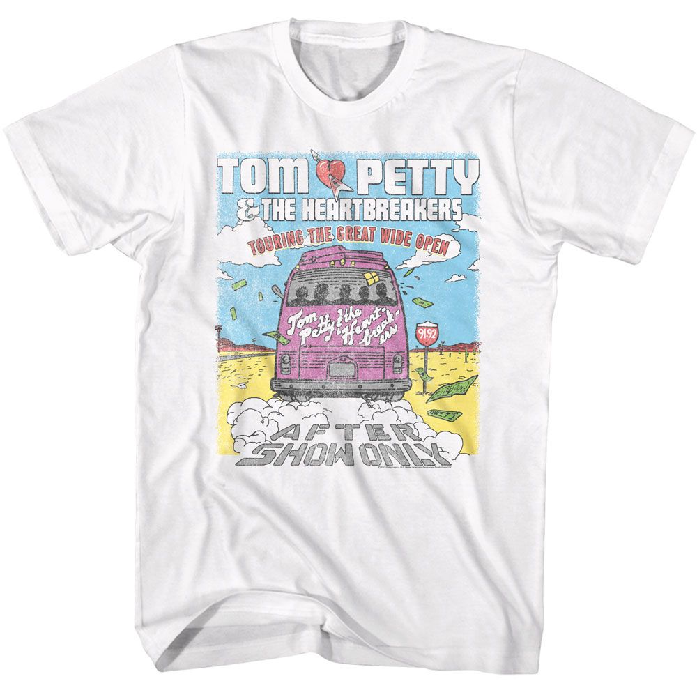Tom Petty - Tour Bus - Licensed Adult Short Sleeve T-Shirt