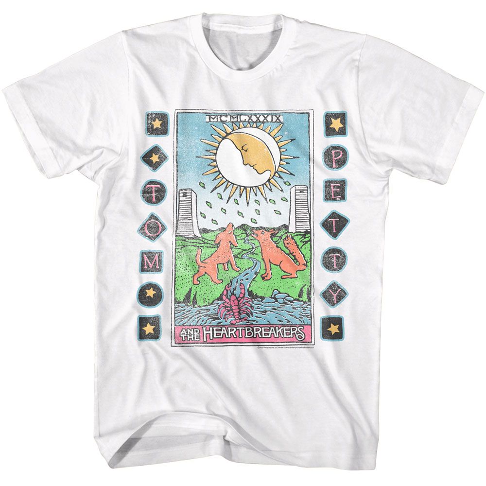 Tom Petty - Tarot Card - Licensed Adult Short Sleeve T-Shirt