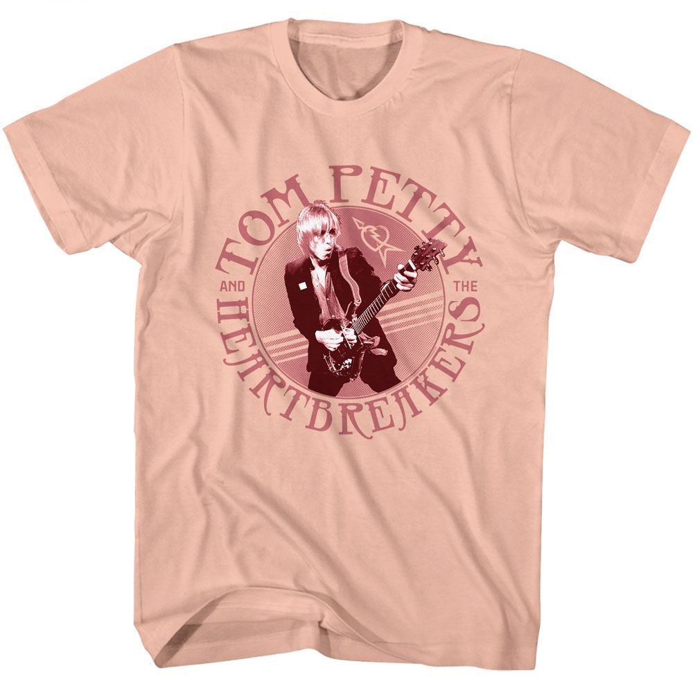 Tom Petty - Circle - Licensed Adult Short Sleeve T-Shirt