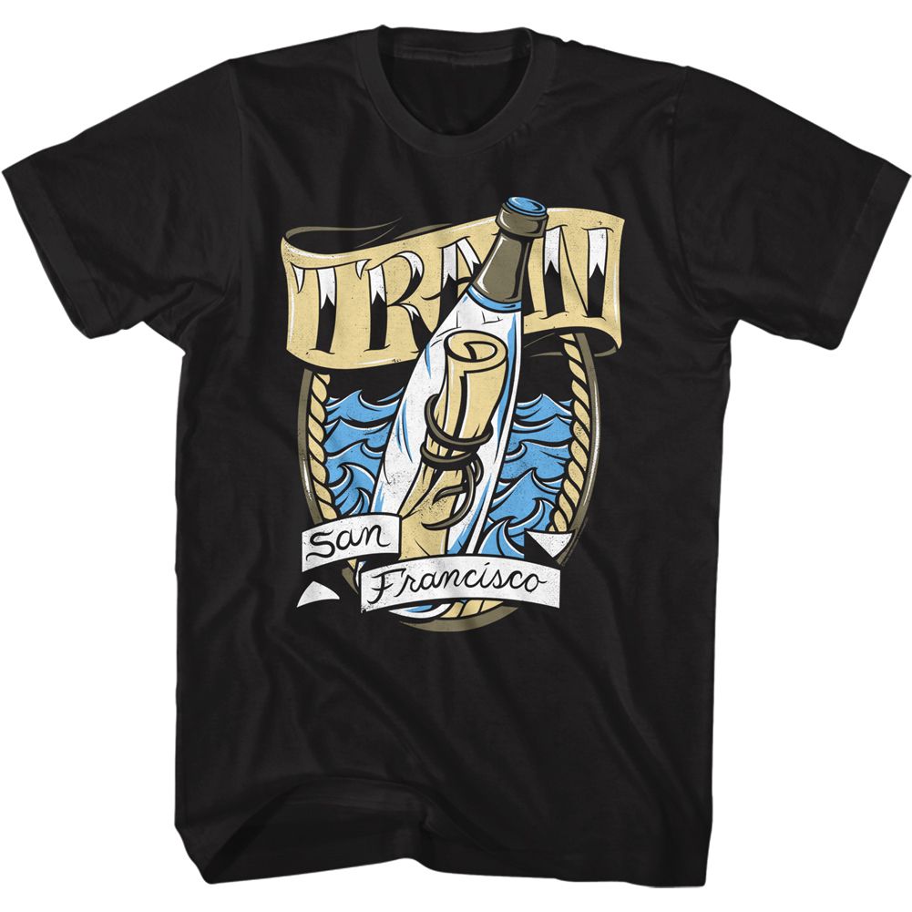Train - Message In A Bottle - Short Sleeve - Adult - T-Shirt