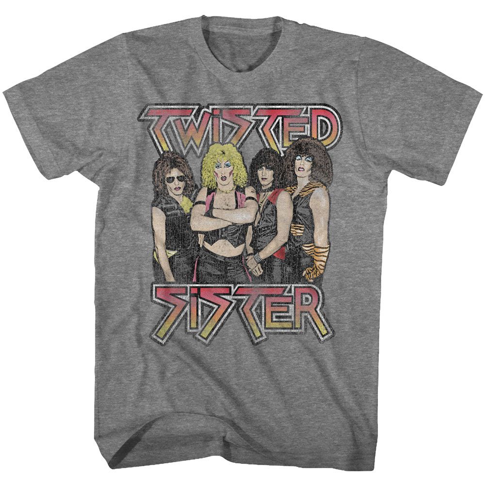 Twisted Sister - Sister - Short Sleeve - Heather - Adult - T-Shirt