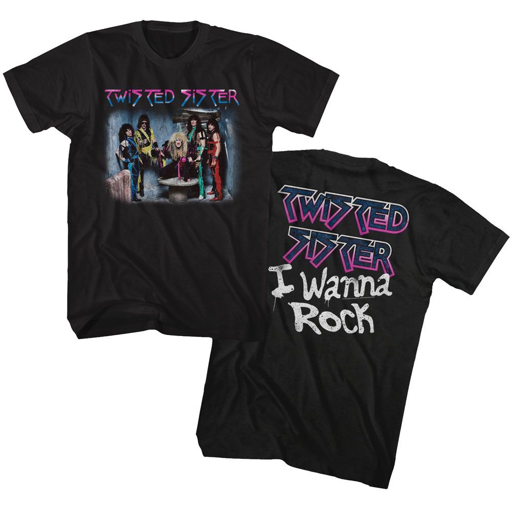 Twisted Sister - I Wanna Rock - Short Sleeve - Adult - T-Shirt
