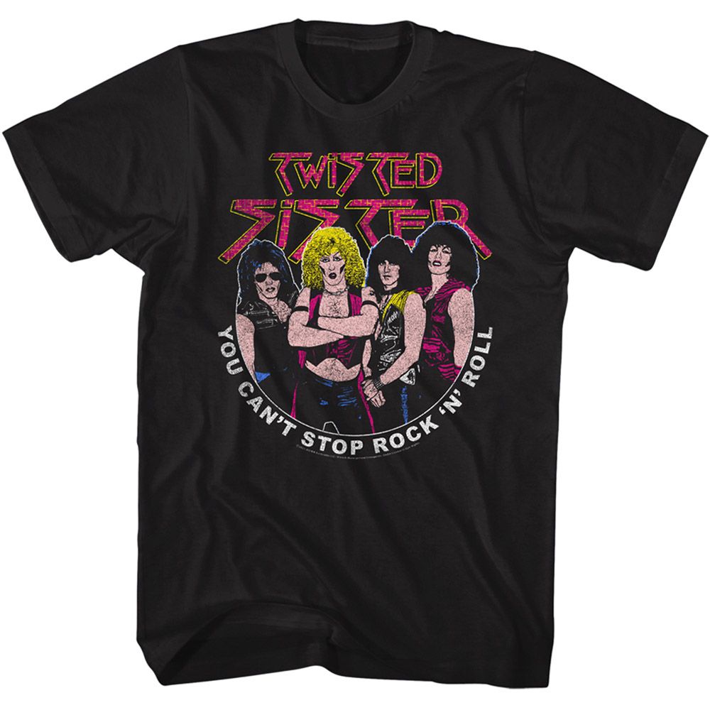 Twisted Sister - Cant Stop Rock - Short Sleeve - Adult - T-Shirt