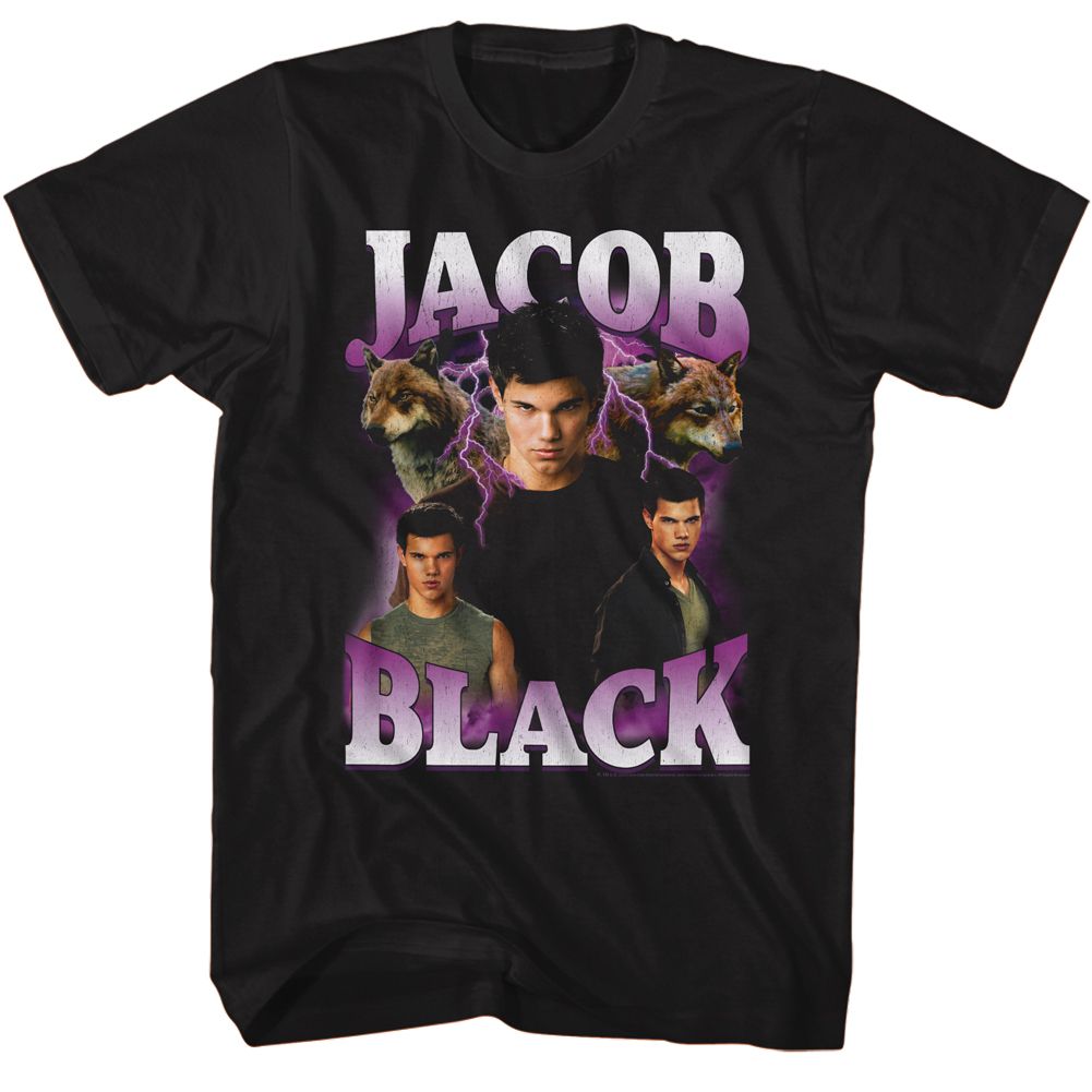 Twilight - Jacob Black Lightning - Short Sleeve - Adult - T-Shirt