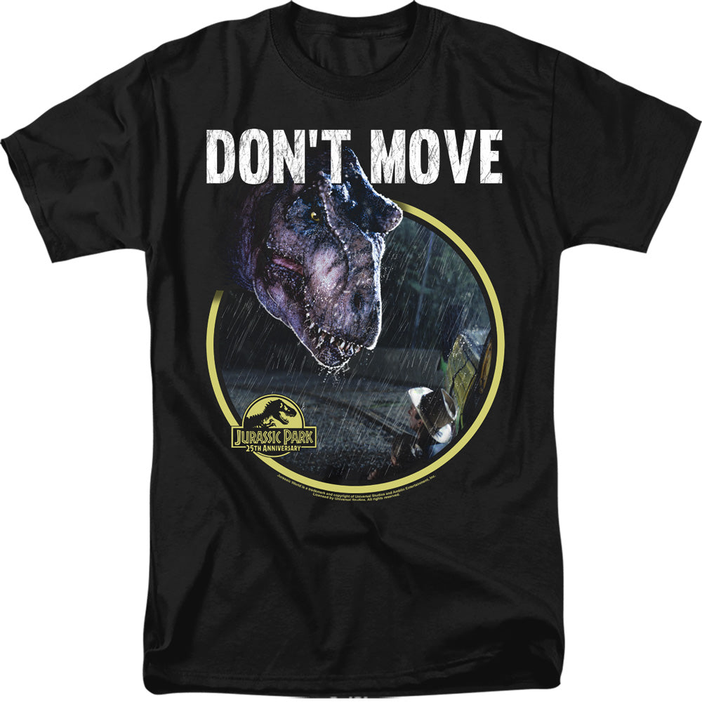 Jurassic Park Movie Dont Move Adult T-Shirt