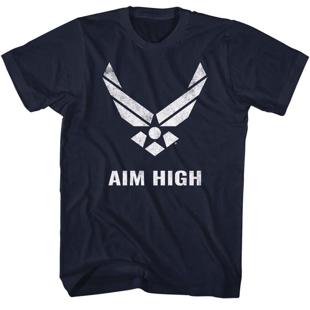 Air And Space Force - USAF Aim High - Short Sleeve - Adult - T-Shirt