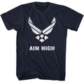 Air And Space Force - USAF Aim High - Short Sleeve - Adult - T-Shirt