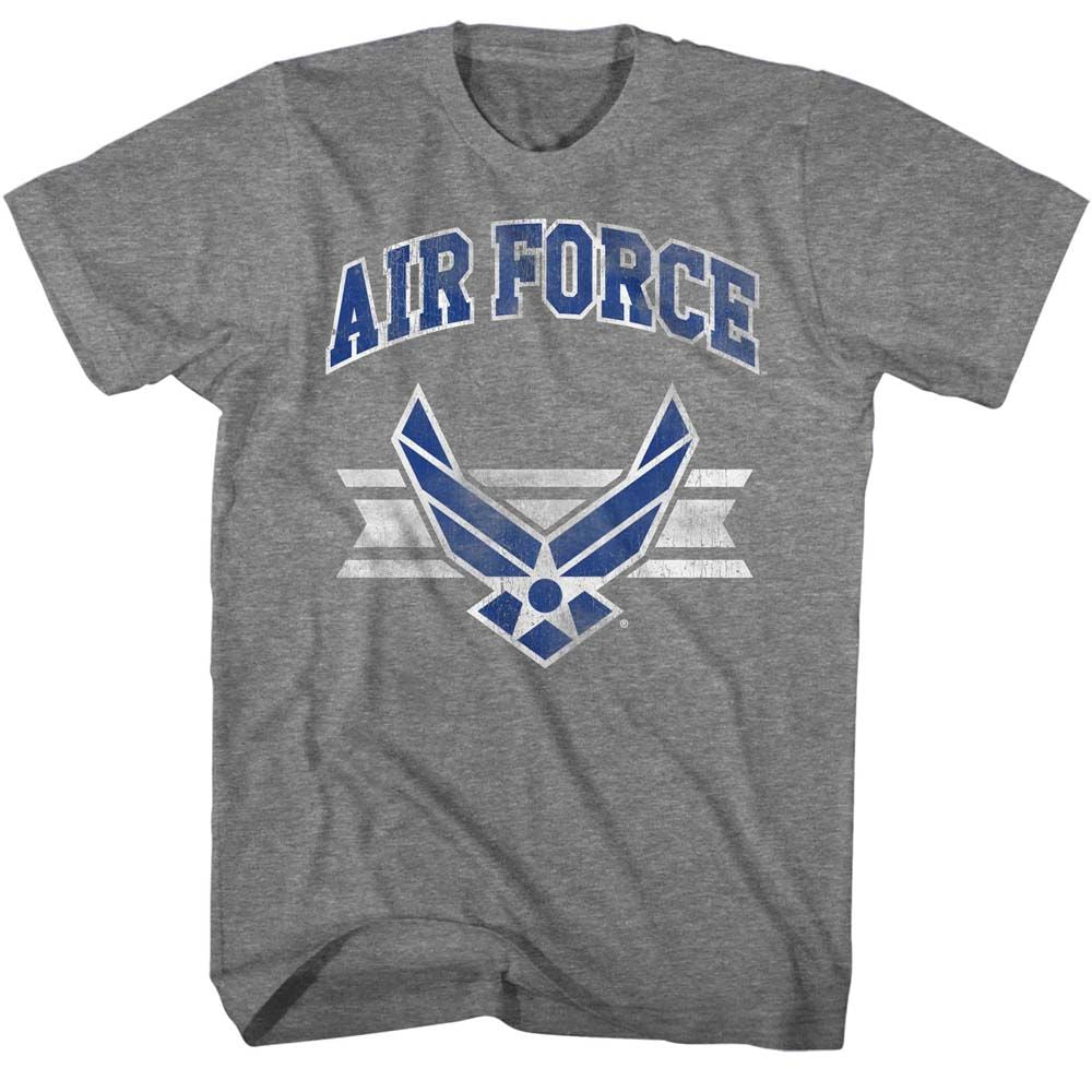 Air And Space Force - USAF Logo & Lines - Short Sleeve - Adult - T-Shirt