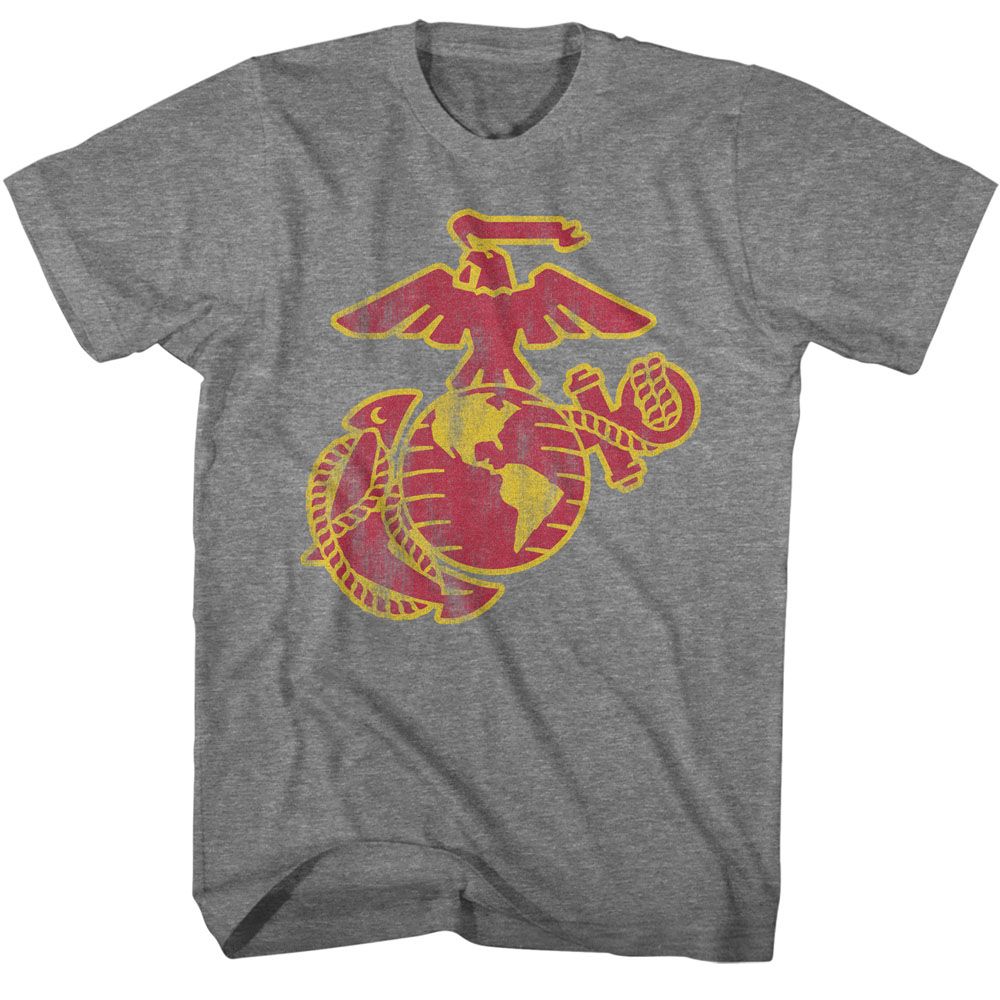 Marines - US Marines Bright Eagle & Globe - Short Sleeve - Adult - T-Shirt