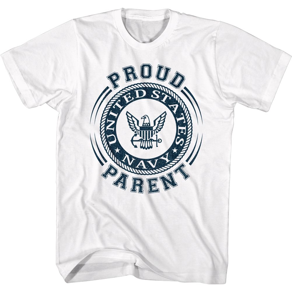 Navy - Proud Parent - Short Sleeve - Adult - T-Shirt