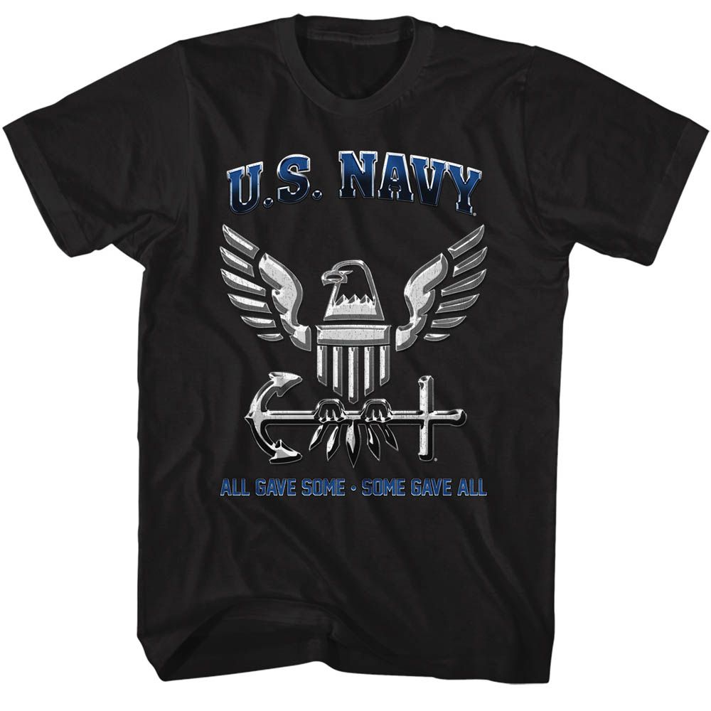 Navy - US Navy Chrome - Short Sleeve - Adult - T-Shirt