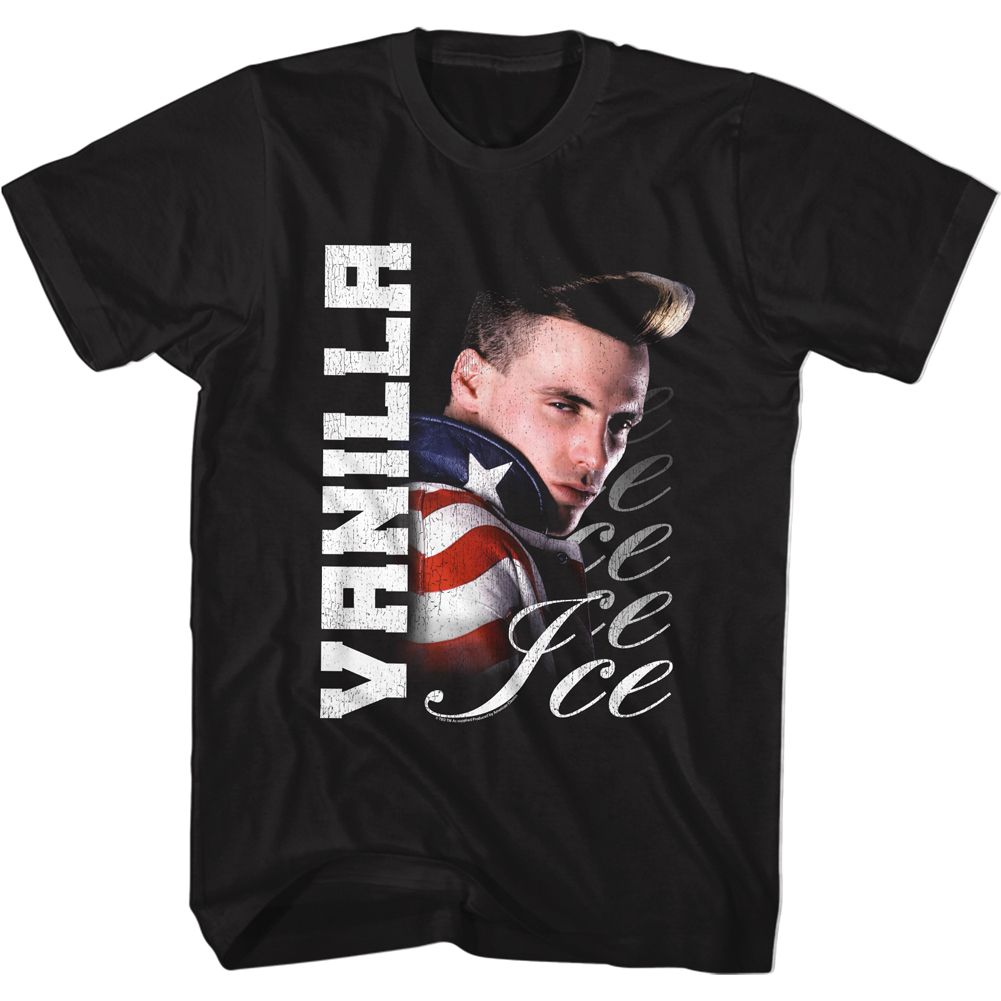 Vanilla Ice - Vertical Vanilla - Short Sleeve - Adult - T-Shirt