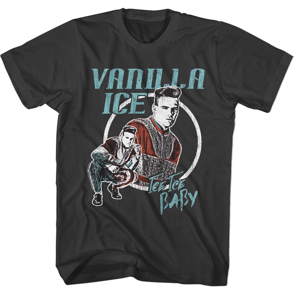 Vanilla Ice - Circle - Short Sleeve - Adult - T-Shirt