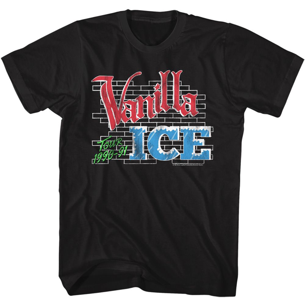 Vanilla Ice - Tour 1990 91 - Short Sleeve - Adult - T-Shirt