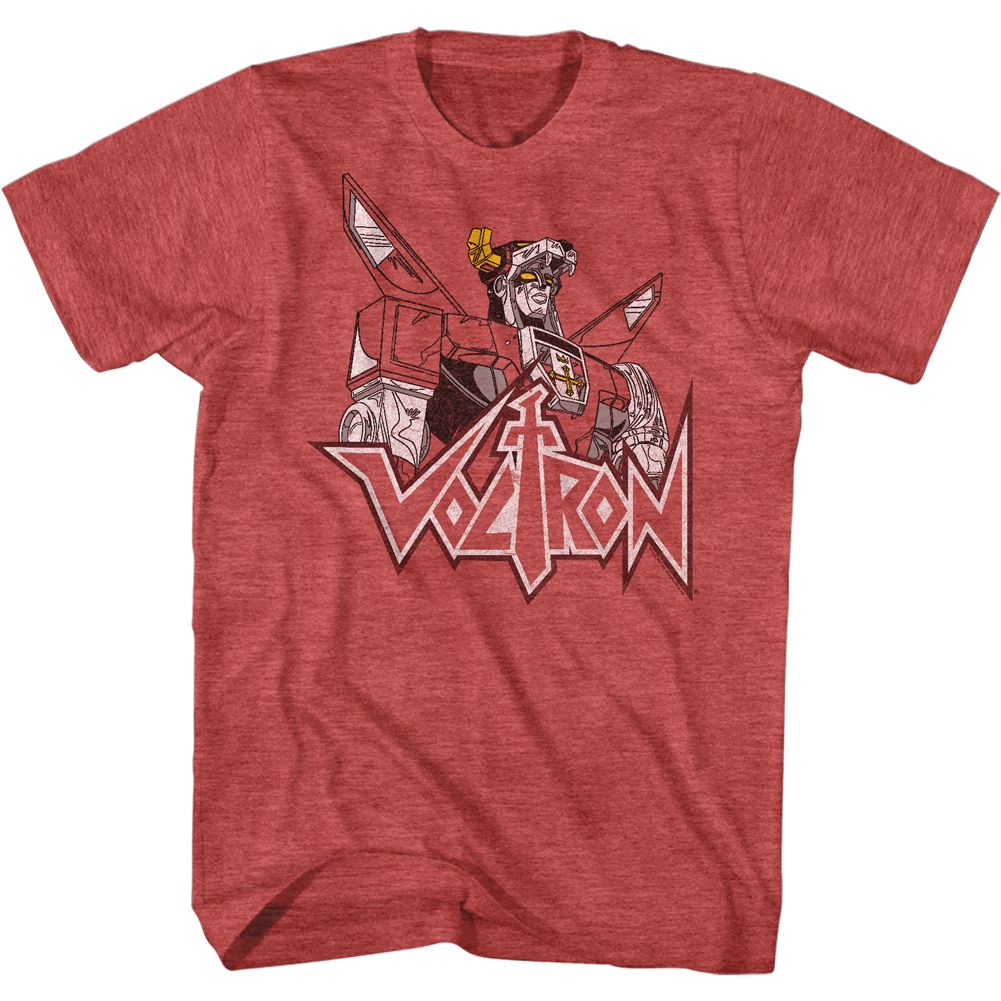 Voltron - Fade - Short Sleeve - Heather - Adult - T-Shirt