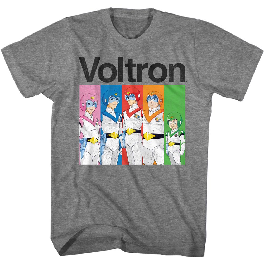 Voltron - Color Blocks - Short Sleeve - Heather - Adult - T-Shirt