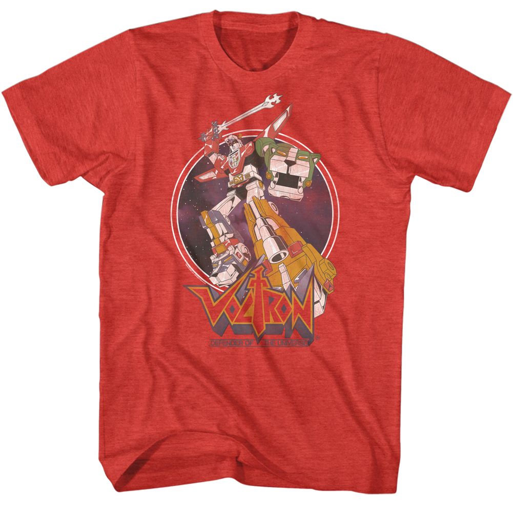 Voltron - Space Circle - Short Sleeve - Heather - Adult - T-Shirt