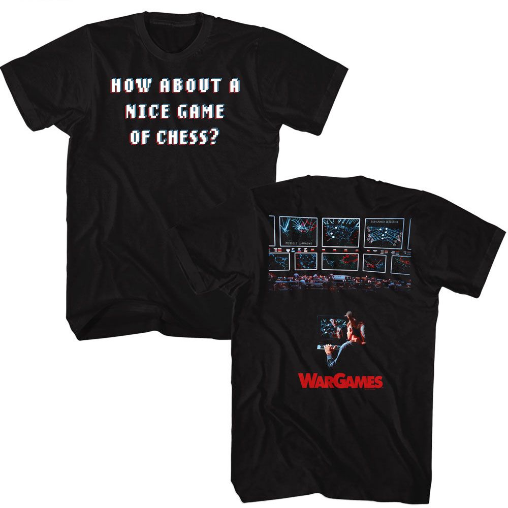 Wargames - Nice Game Of Chess - Licensed Adult Short Sleeve T-Shirt